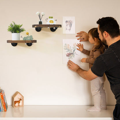 The Oval Floating Shelves